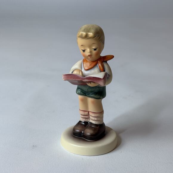 HUMMEL FIGURINE #2087/B "Honor Student" Boy with Book Original Certificate T90 - Picture 4 of 8